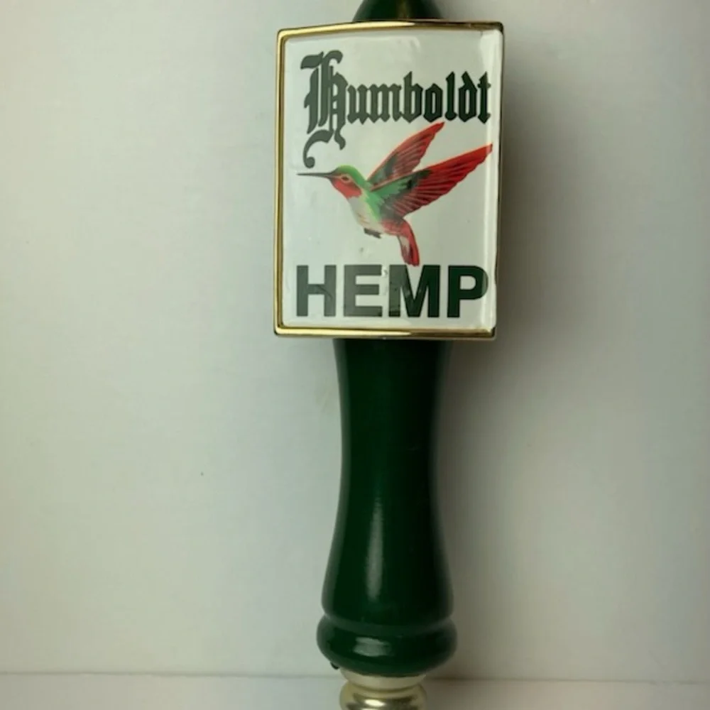 Rare Humboldt Brewing Hemp Beer Tap Handle Brewery Bar Vintage Beer Tap